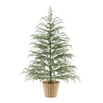Track Stock of (Regional) My Texas House Potted 4ft Pre-Lit Twinkle LED Cypress Artificial Christmas Tree