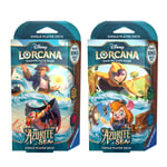 Track Stock of Disney Lorcana Azurite Sea Starter Deck - Styles May Vary