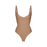 Track Stock of Skims Body Core Sculpt Plunge Thong Bodysuit  - Sienna