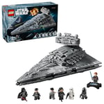 Track Stock of LEGO Star Wars Imperial Star Destroyer Buildable Starship Set, Star Wars Toy for Kids with
