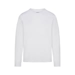 Track Stock of Heavyweight Cotton Mens Relaxed Long Sleeve T Shirt  - Chalk