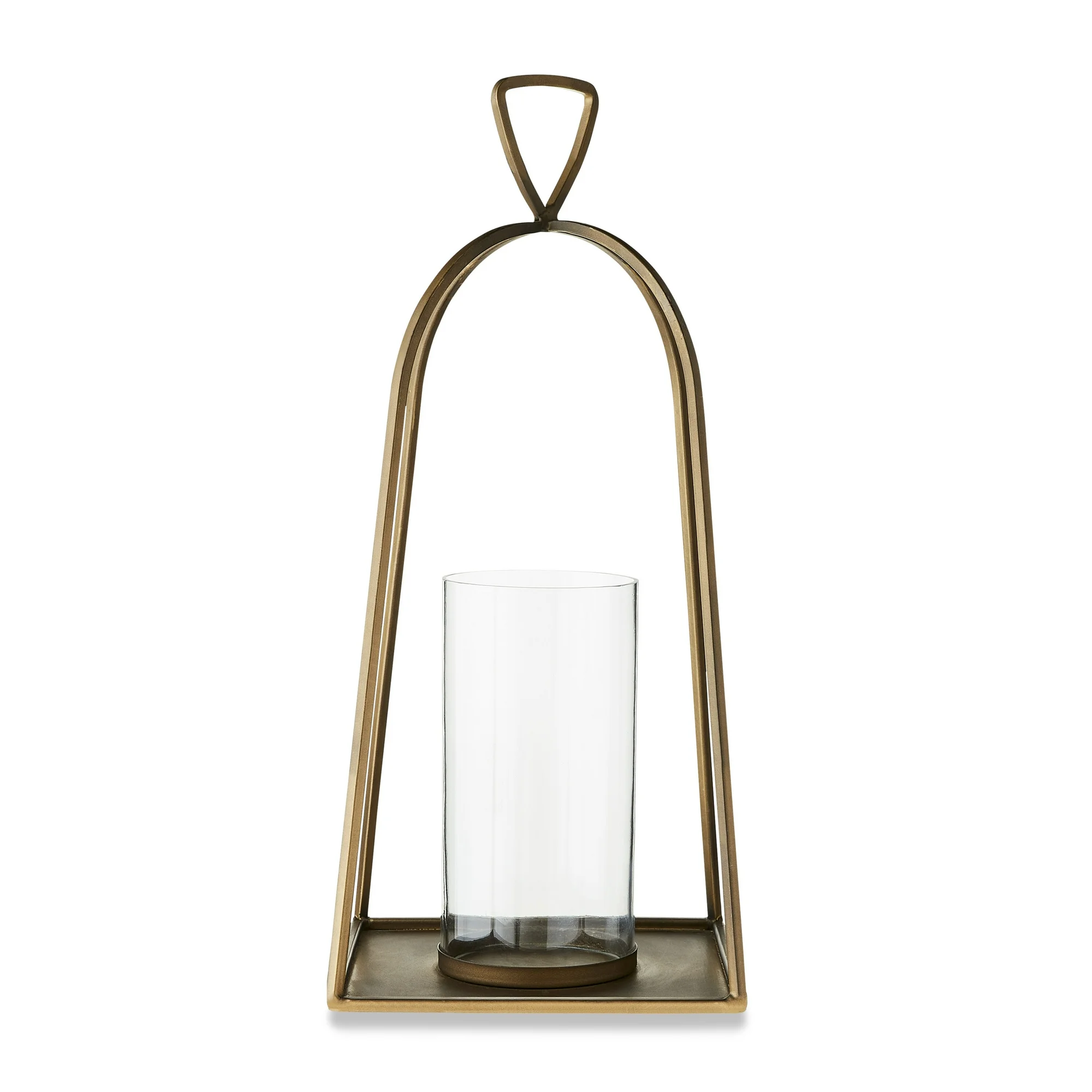 Track Stock of My Texas House Metal Lantern - Gold Finish