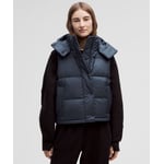 Track Stock of Wunder Puff Cropped Vest - True Navy