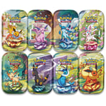Track Stock of Pokemon Prismatic Evolutions Mini Tin (Styles May Vary)
