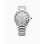 Track Stock of David Yurman Classic Quartz Watch - Stainless Steel with Diamond Bezel, 38mm