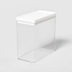 Track Stock of 12.6c Tall Rectangle Plastic Food Storage Container - Brightroom: Stackable BPA-Free Cerea