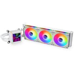 Track Stock of Lian Li Galahad II LCD 360 AIO CPU Liquid Cooler with SL-Infinity Fans (White)