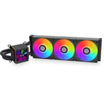 Track Stock of Lian Li Galahad II LCD 360 AIO CPU Liquid Cooler with Performance Fans (Black)