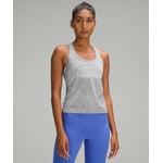 Track Stock of Swiftly Tech Racerback Tank Top 2.0 *Waist Length - Slate/White - 8