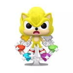Track Stock of Funko POP! Plus: Super Sonic with Emeralds Figure