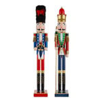 Track Stock of 3 ft. Festive Nutcrackers - 2-Piece