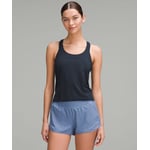 Track Stock of Swiftly Tech Racerback Tank Top 2.0 *Waist Length - True Navy/True Navy - 8