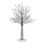 Track Stock of 8 ft. Giant-Sized Bare Branch Multi LED Tree Holiday Yard Decoration