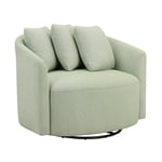 Track Stock of Beautiful Drew Chair by Drew Barrymore - Sage Boucle