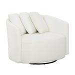 Track Stock of Beautiful Drew Chair by Drew Barrymore - Cream Boucle
