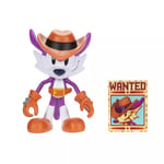 Track Stock of Sonic the Hedgehog Classic Fang with Wanted Poster 4" Figure