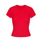 Track Stock of Skims Fits Everybody T Shirt - Cherry - S
