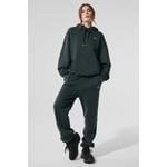Track Stock of Alo Accolade Hoodie - Charcoal Green