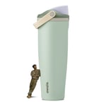 Track Stock of Owala Free Sip Sway - 40oz - Eucalyptus - Stainless Steel