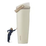 Track Stock of Owala Free Sip Sway - 40oz - Lightly Toasted - Stainless Steel
