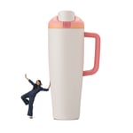 Track Stock of Owala Free Sip Tumbler - 40oz - Sparkling Sherbet - Stainless Steel