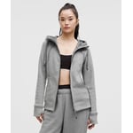 Track Stock of Scuba Full-Zip Hoodie *Plush - Heathered Medium Grey - 12