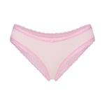 Track Stock of Skims Lightweight Cotton Lace Brief - Cherry Blossom - S