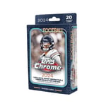 Track Stock of 2024 Topps Chrome Football Trading Card Value Pack
