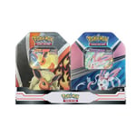 Track Stock of Pokemon Trading Card Game: Flareon Syleveon Tin Bundle