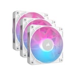 Track Stock of CORSAIR RX RGB Series, iCUE LINK RX120 RGB White, 120mm Fan, Triple Pack