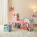 Track Stock of Disney Princess 4-Piece Storage Room Solution Set