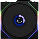 Track Stock of Lian Li 120mm UNI FAN TL LCD Wireless RGB Case Fan (Black)