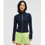 Track Stock of Define Cropped Jacket Nulu - True Navy/Mirror Silver/Mirror Silver