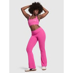 Track Stock of All-Day Cotton™ Foldover Flare Leggings - PINK FIRE SHINE - XXL-Regular