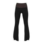 Track Stock of All-Day Cotton™ Foldover Flare Leggings - LEOPARD BAND - M-Regular