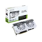 Track Stock of ASUS Dual GeForce RTX 4070 SUPER White Edition (PCIe 4.0, 12GB GDDR6X, DLSS 3, HDMI 2.1a,