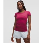 Track Stock of Swiftly Tech Short-Sleeve Shirt 2.0 *Hip Length - Magenta Smoke/Magenta Smoke - 10