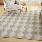 Track Stock of Nourison Positano Outdoor Area Rug - Light Grey 9' x 12'