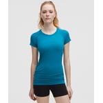 Track Stock of Swiftly Tech Short-Sleeve Shirt 2.0 *Hip Length - Hawaiian Blue/Hawaiian Blue - 4