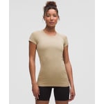 Track Stock of Swiftly Tech Short-Sleeve Shirt 2.0 *Hip Length - Sheer Oak/Sheer Oak - 6