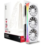 Track Stock of XFX Mercury AMD Radeon RX 9070 XT OC White Magnetic Air Edition with RGB