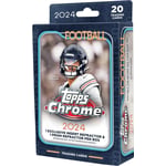 Track Stock of 2024 Topps Chrome Football Trading Card Value Pack