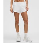 Track Stock of Hotty Hot High-Rise Lined Short 2.5" - White - 4