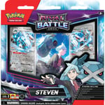 Track Stock of Pokemon Trading Card Game Rival Battle Deck Marnie or Steven (Styles May Vary)
