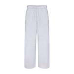 Track Stock of Skims Cotton Fleece Classic Straight Leg Pant - Light Heather Grey - Xl