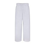 Track Stock of Skims Cotton Fleece Straight Leg Pant  - Light Heather Grey
