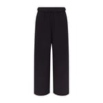 Track Stock of Skims Cotton Fleece Classic Straight Leg Pant - Onyx - Xl