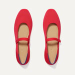 Track Stock of Rothy's The Square Mary Jane - Lollipop Red - 8