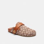 Track Stock of Coach Blake Clog In Signature Textile Jacquard