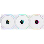 Track Stock of Lian Li 120mm UNI FAN TL LCD Wireless RGB Case Fan (White, 3-Pack)
